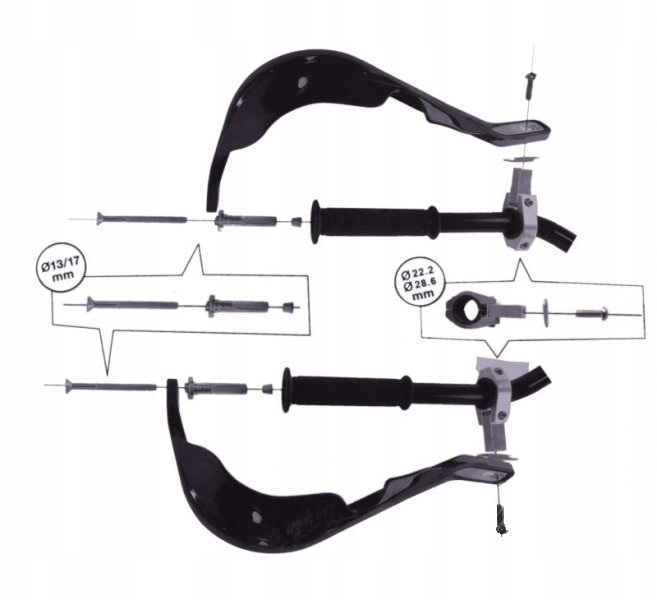 OSŁONY DŁONI HANDBARY LEOSHI KTM HONDA HUQVARNA Producent Leoshi