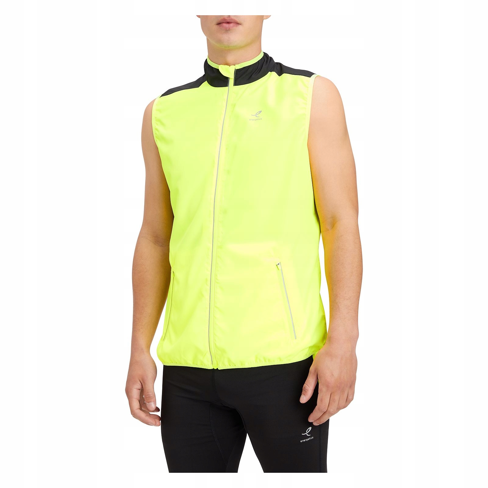 Kamizelka męska do biegania Energetics Todo r.XL Cechy dodatkowe elementy odblaskowe