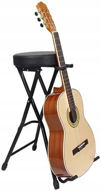 Extreme Gscombo stolička s integrovaným univerzálním kytarovým stojanem