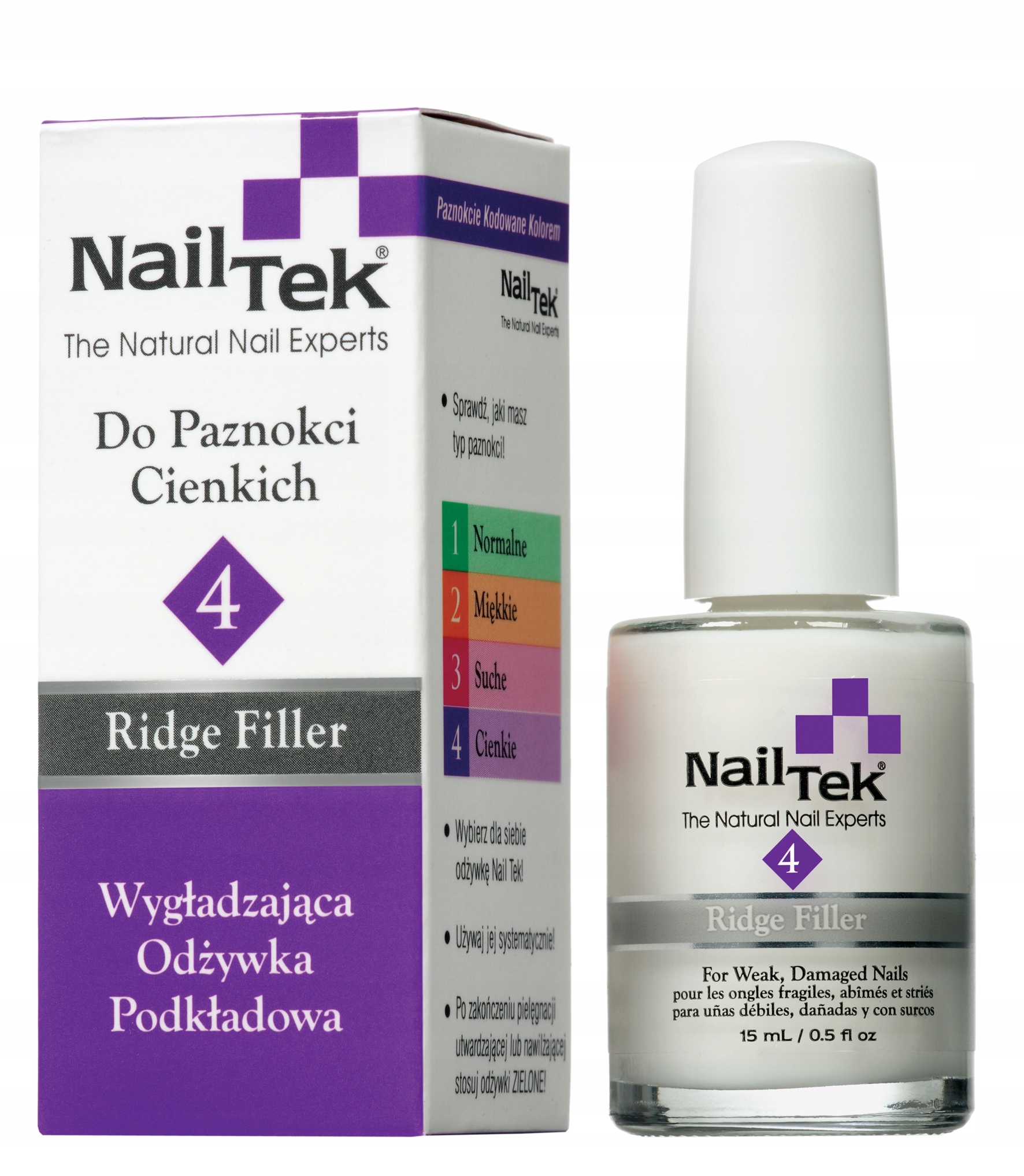 

Nail Tek 4 Ridge Filler odżywka NailTek