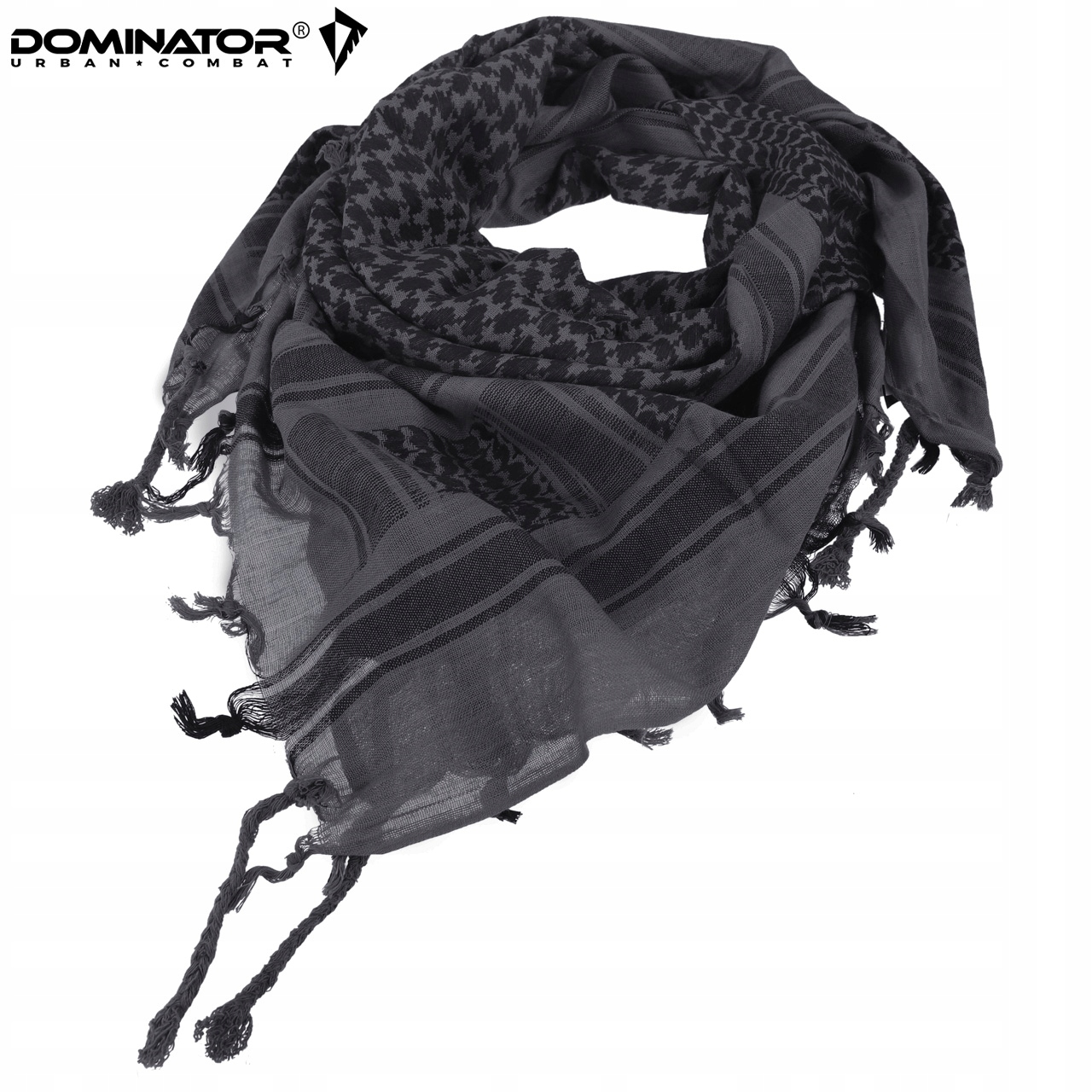 CHUSTA ARAFATKA OCHRONNA BANDAMA SHEMAGH DOMINATOR 100x100 GREY/BLACK Rodzaj chusta