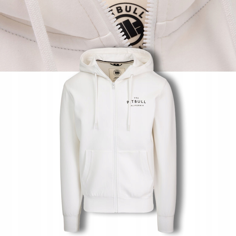 Męska Bluza rozpinana z kapturem Pitbull bluza dresowa Sampson
