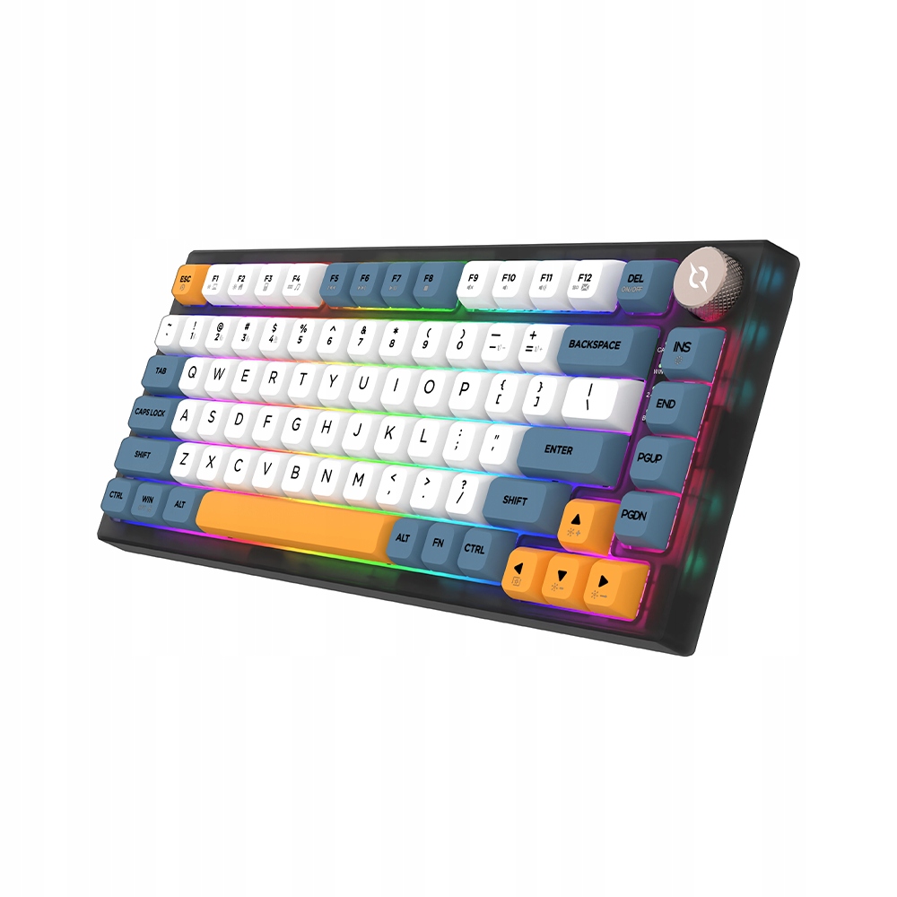 Aqirys Mechanická klávesnice 75%/82 kláves Dual Mode: Wirelles&BT+Wired