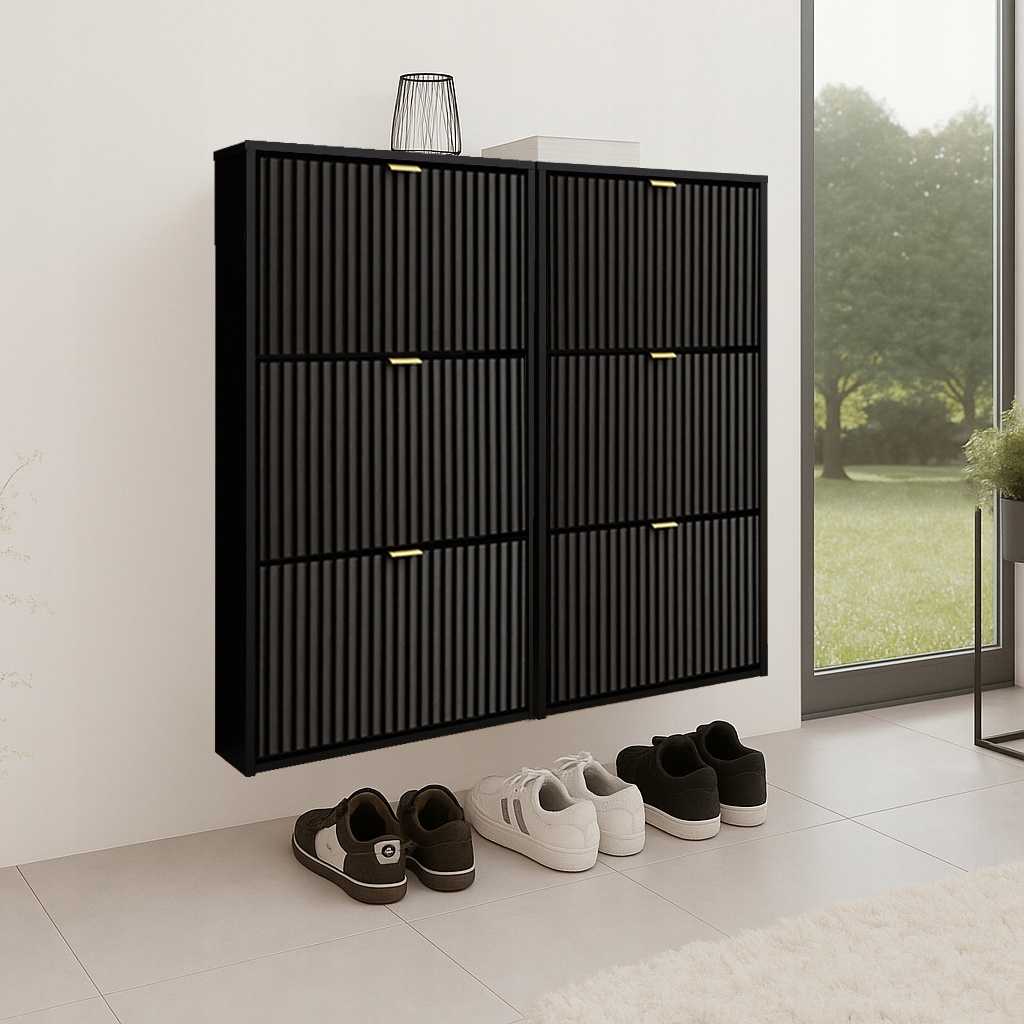 Botník Velaro Mini X2 černá černé rýhované čelo