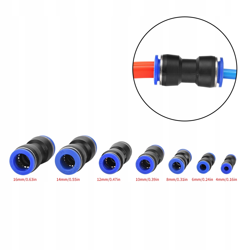 35SZT ZESTAW SZYBKOZŁĄCZEK DO WĘŻA 4-16MM Marka inna