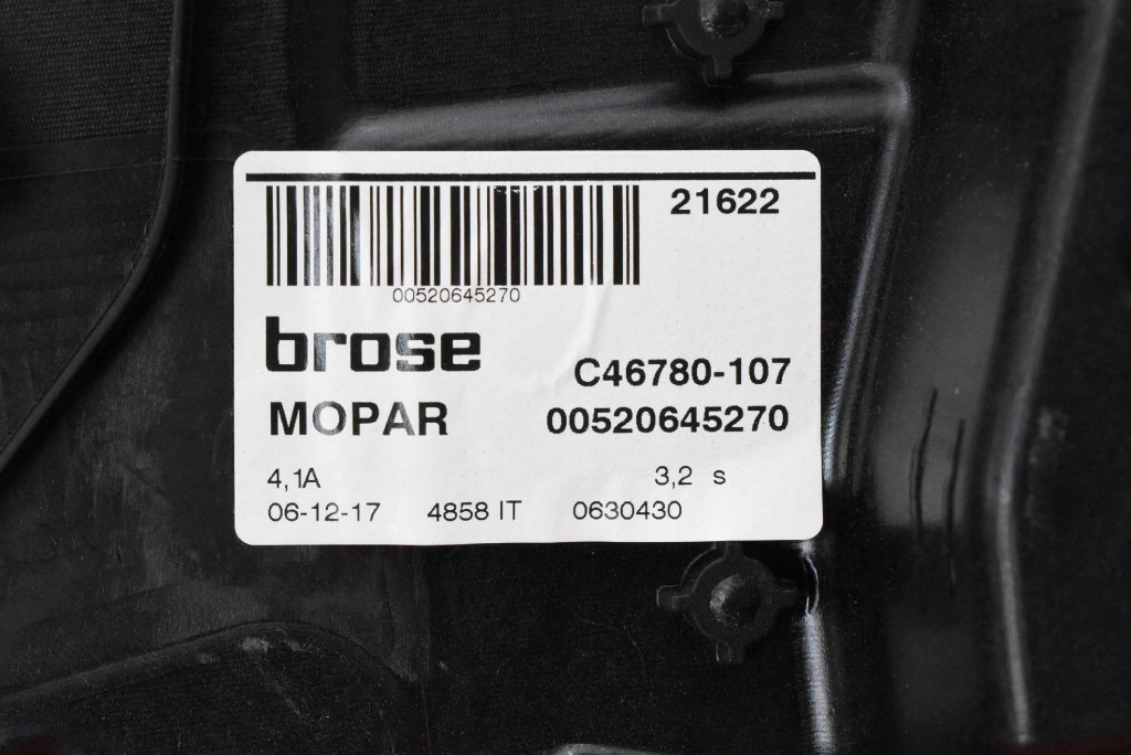window regulator right front EU 00520645270 JEEP RENEGADE LIFT 18-21