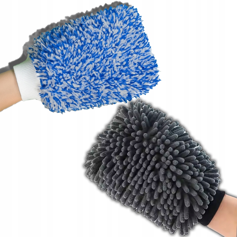 Profesjonalny Zestaw Do Mycia Samochodu Auta Wycierania Kurzu 2x Rękawica