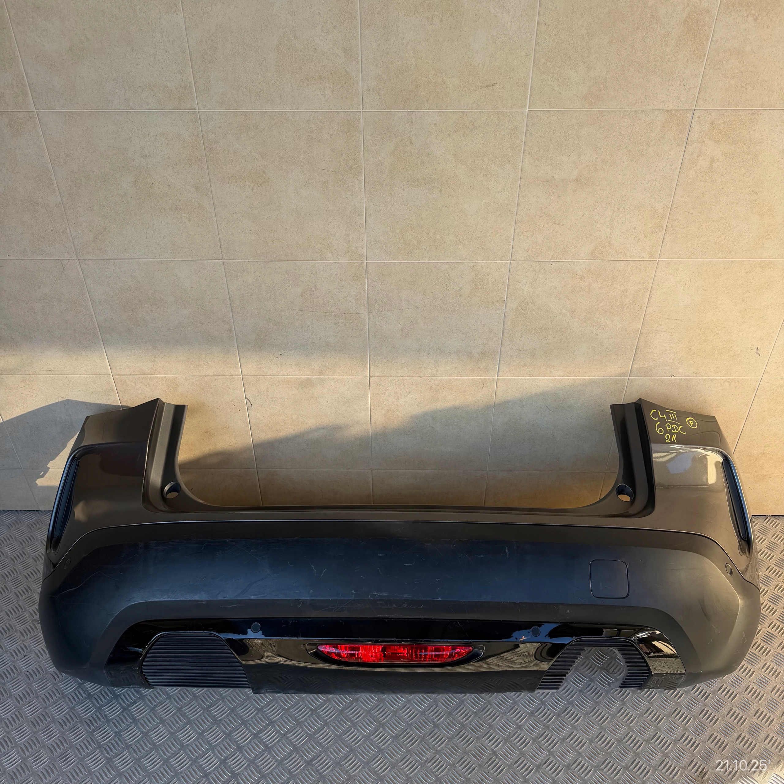 bumper rear complete CITROEN C4 III 2021 ROK 6 PDC
