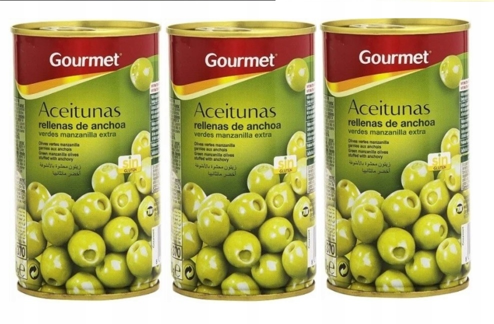 

Gourmet Oliwki zielone z Anochoa 3x 350g