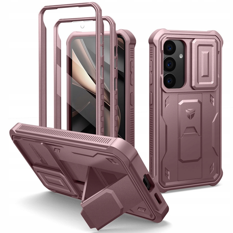 Dexnor Pancéřové Pouzdro Chránící Displej A Fotoaparát Kryt 360 Pro Galaxy S25