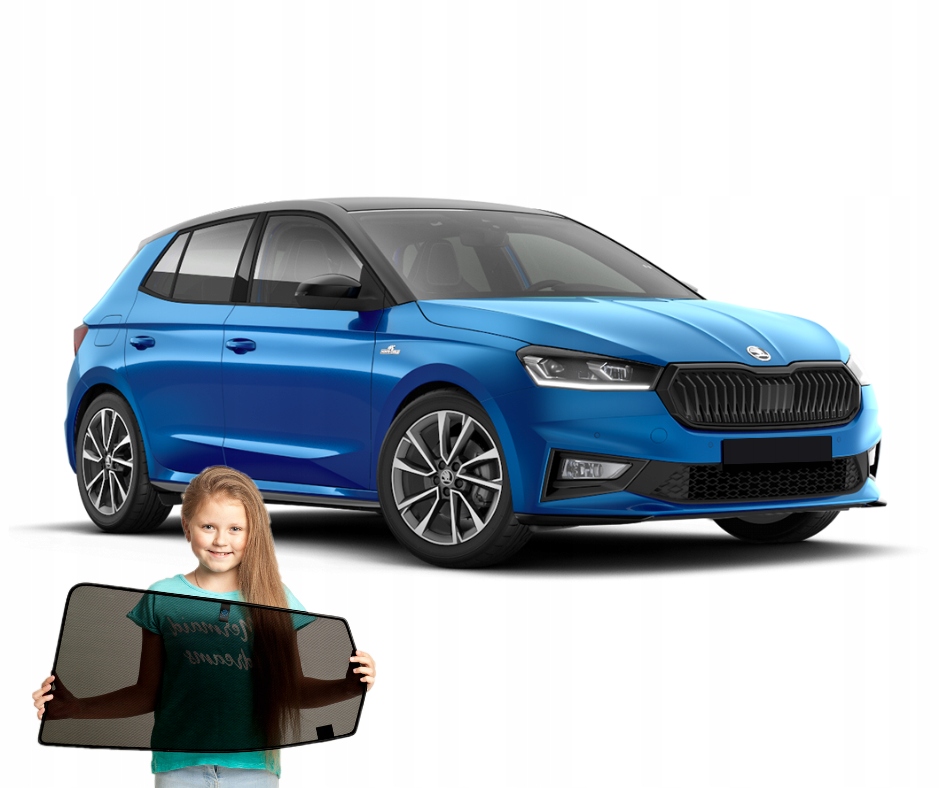 Záclony Rolety určené na magnety pro Škoda Fabia 4 IV Hatchback 2021-