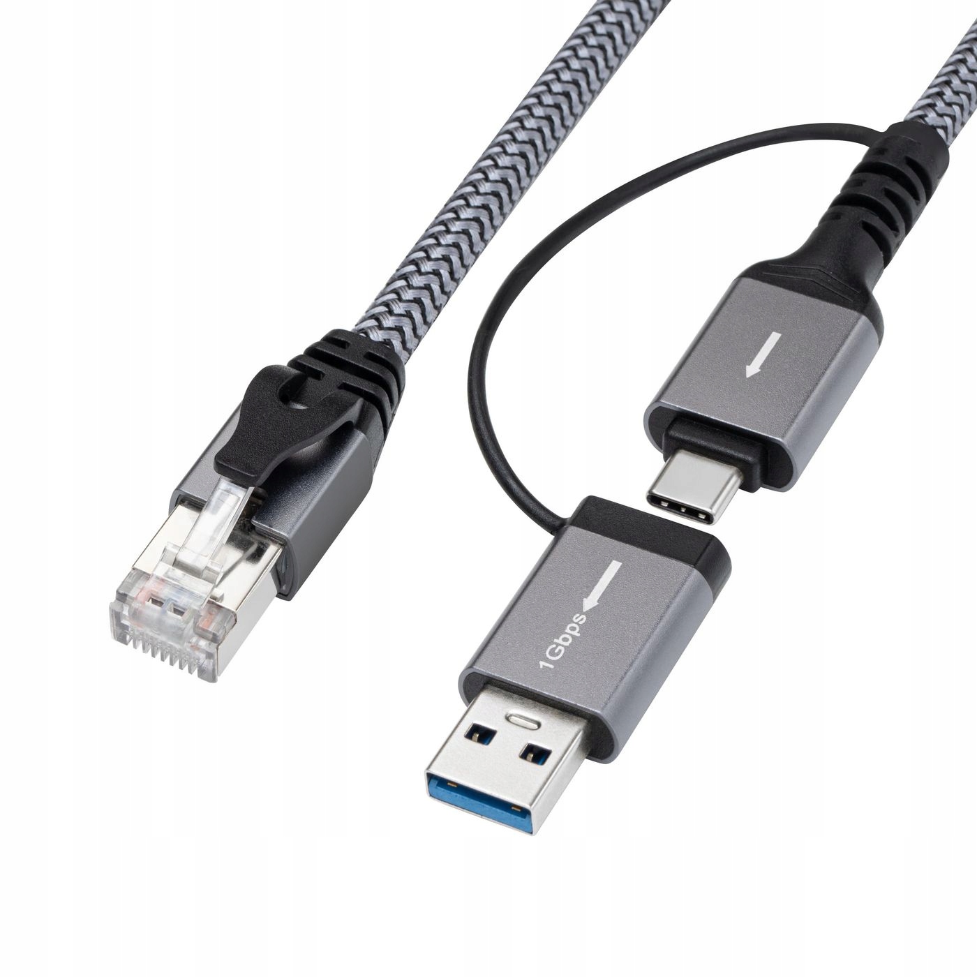 MicroConnect CAT6 Ftp to Usb A-c adaptér