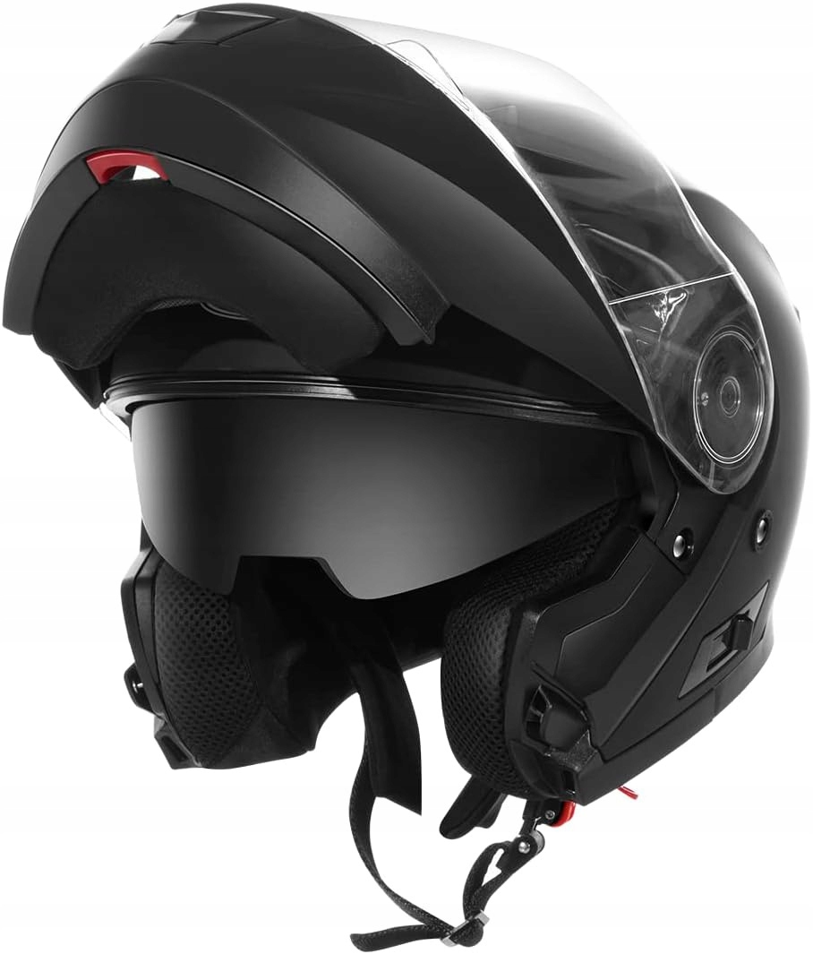 Motocyklová prilba Yema YM-926 veľkosť M čierna matná so sklom štvorkolka cross