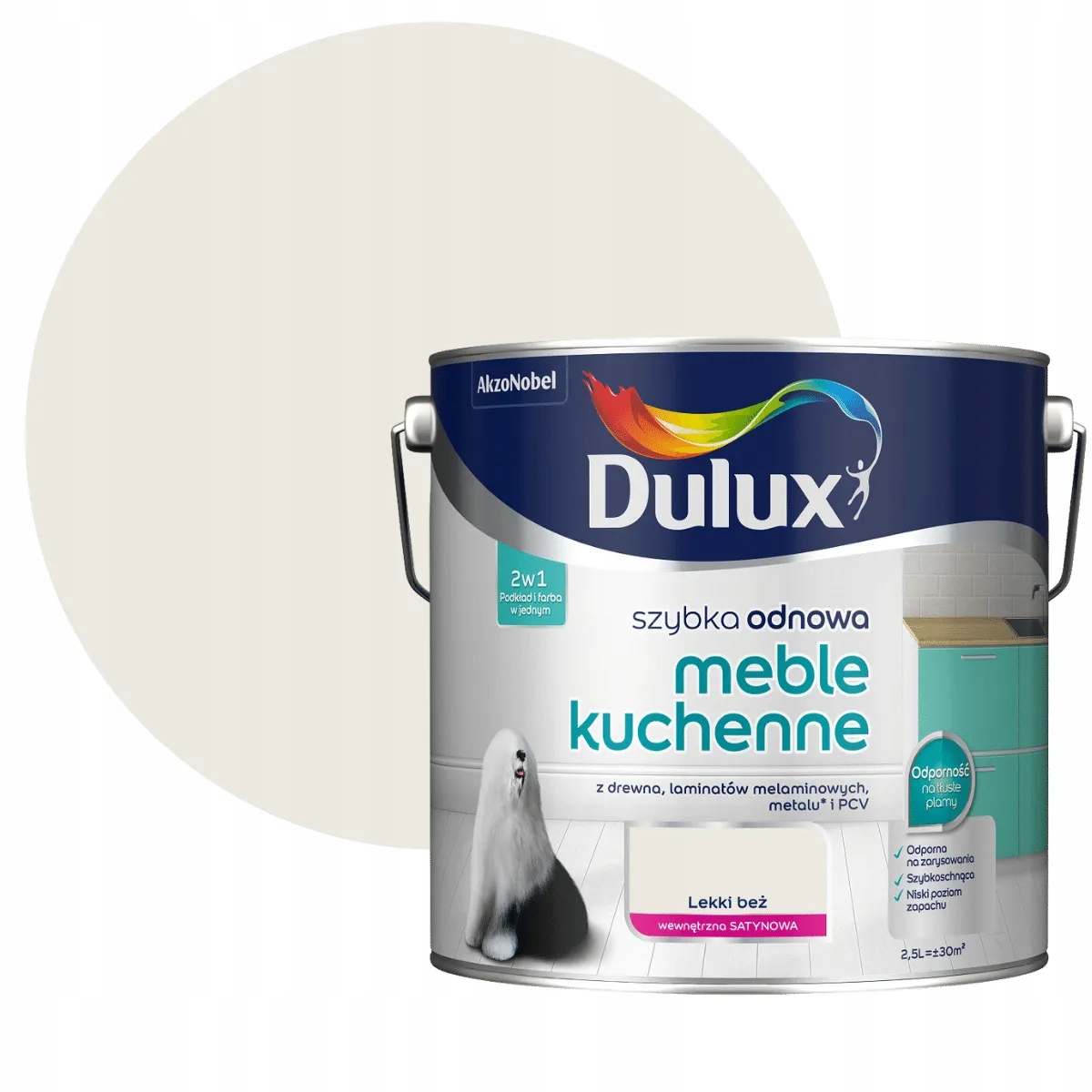 Dulux Rychlá Obnova Kuchynský nábytok ľahká béžová 2,5L