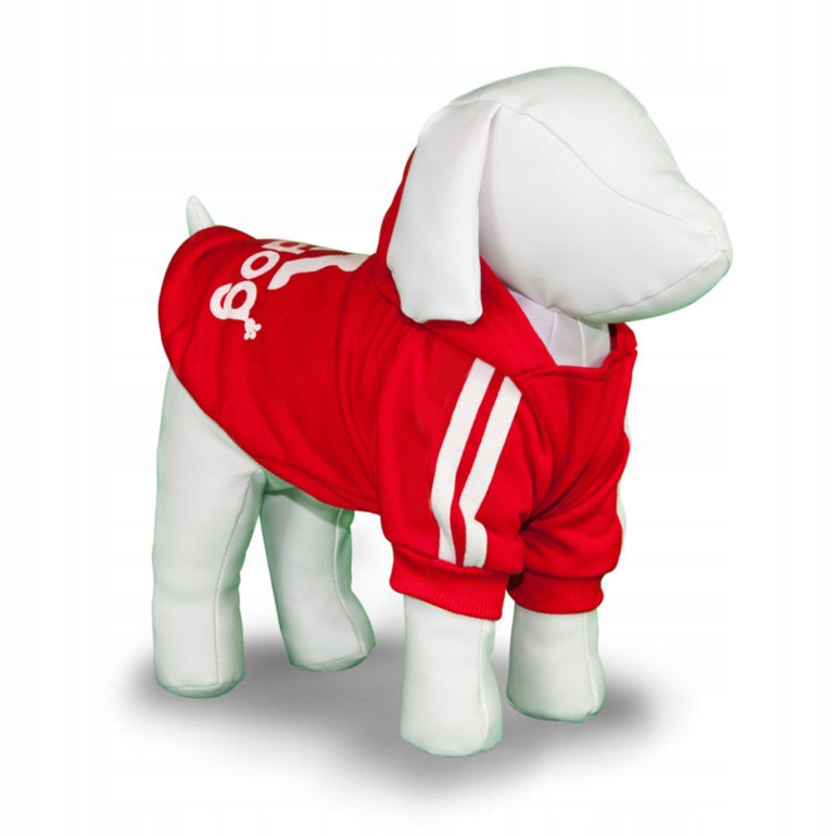 Levně Dresová Mikina Bundička Pro Psa Kočku Oblečení Teplákovka Oblečení Červená 6XL