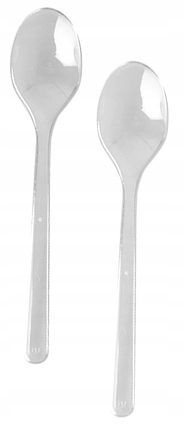 

Łyżeczka plastikowa transparentna 12,5cm 50szt