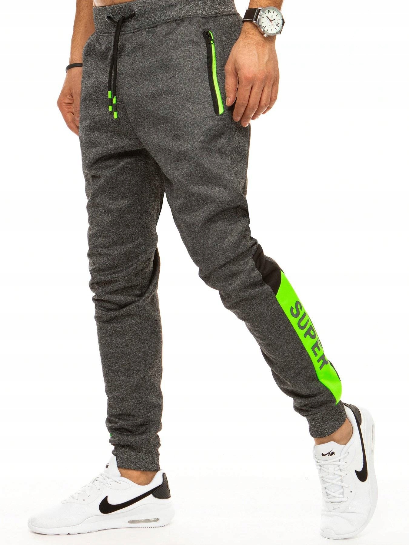 

Spodnie Męskie Dresowe Joggery ux2947 - XL