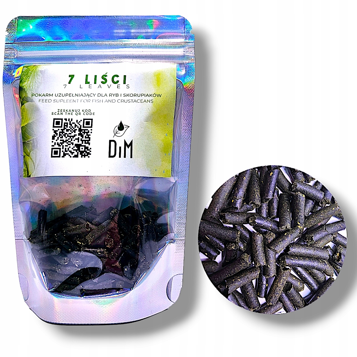 Levně DIM 7 listů 200 g Přírodní krmivo pro krevety