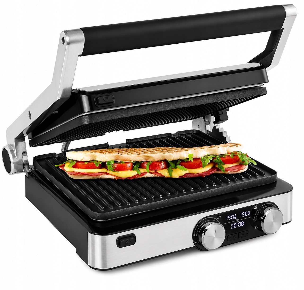 Elektrický gril Princess Master Pro 117310 skladací 2000 W čierny kuchynský