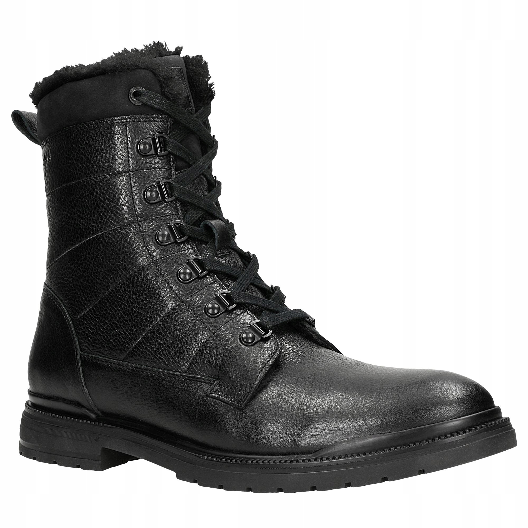 Pánské černé zimní Kotníkové Boty Wojas s izolací, vel. 40