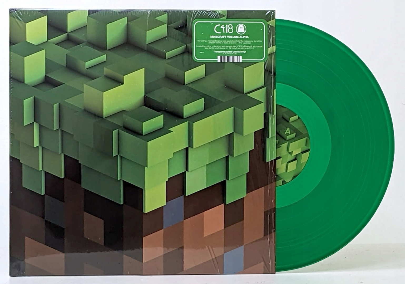 C418 Minecraft Volume Alpha LP WINYL (TRANSPARENT GREEN