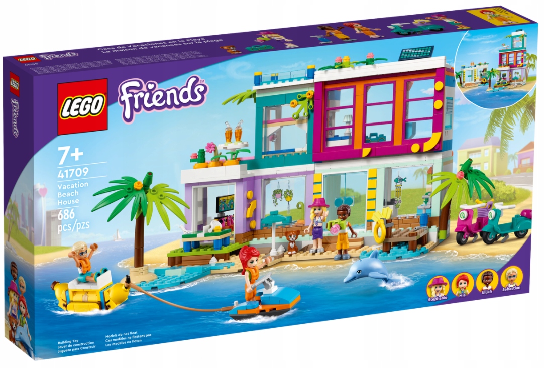 

Lego Friends 41709 Wakacyjny Domek na Plaży 7+