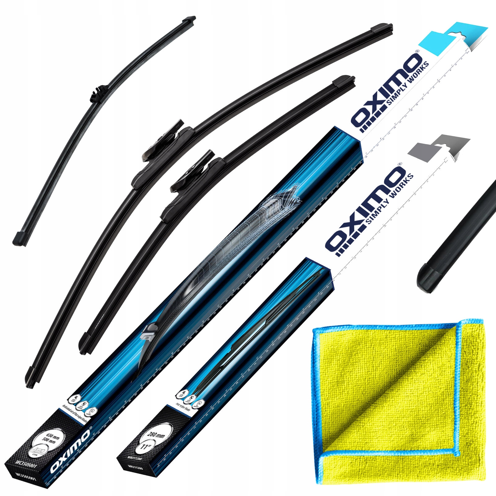 Zestaw Wycieraczki Przód Tył do Bmw 1 F40 09.2019 Hatchback