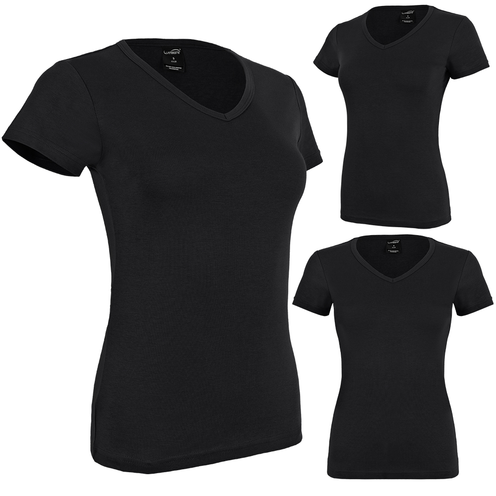 CZARNA KOSZULKA DAMSKA BLUZKA T-SHIRT KRÓTKI RĘKAW BAWEŁNIANA SPORTOWA XL