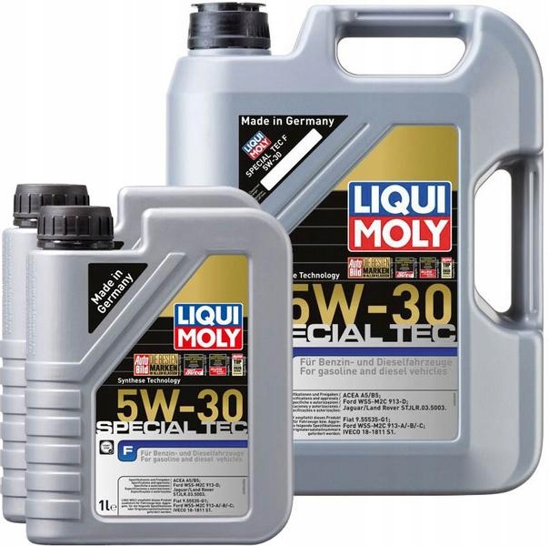 LIQUI MOLY SPECIAL TEC F 5W30 A5/B5 FORD 7L Pojemność opakowania 1 l
