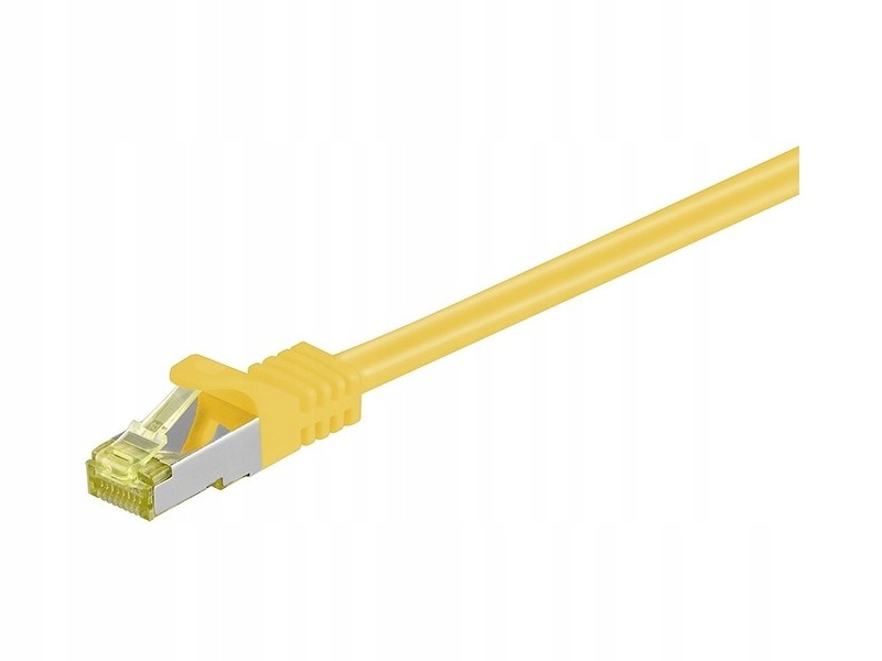Goobay RJ-45 CAT7 30m kabel sieciowy S/FTP (S-STP) Żółty