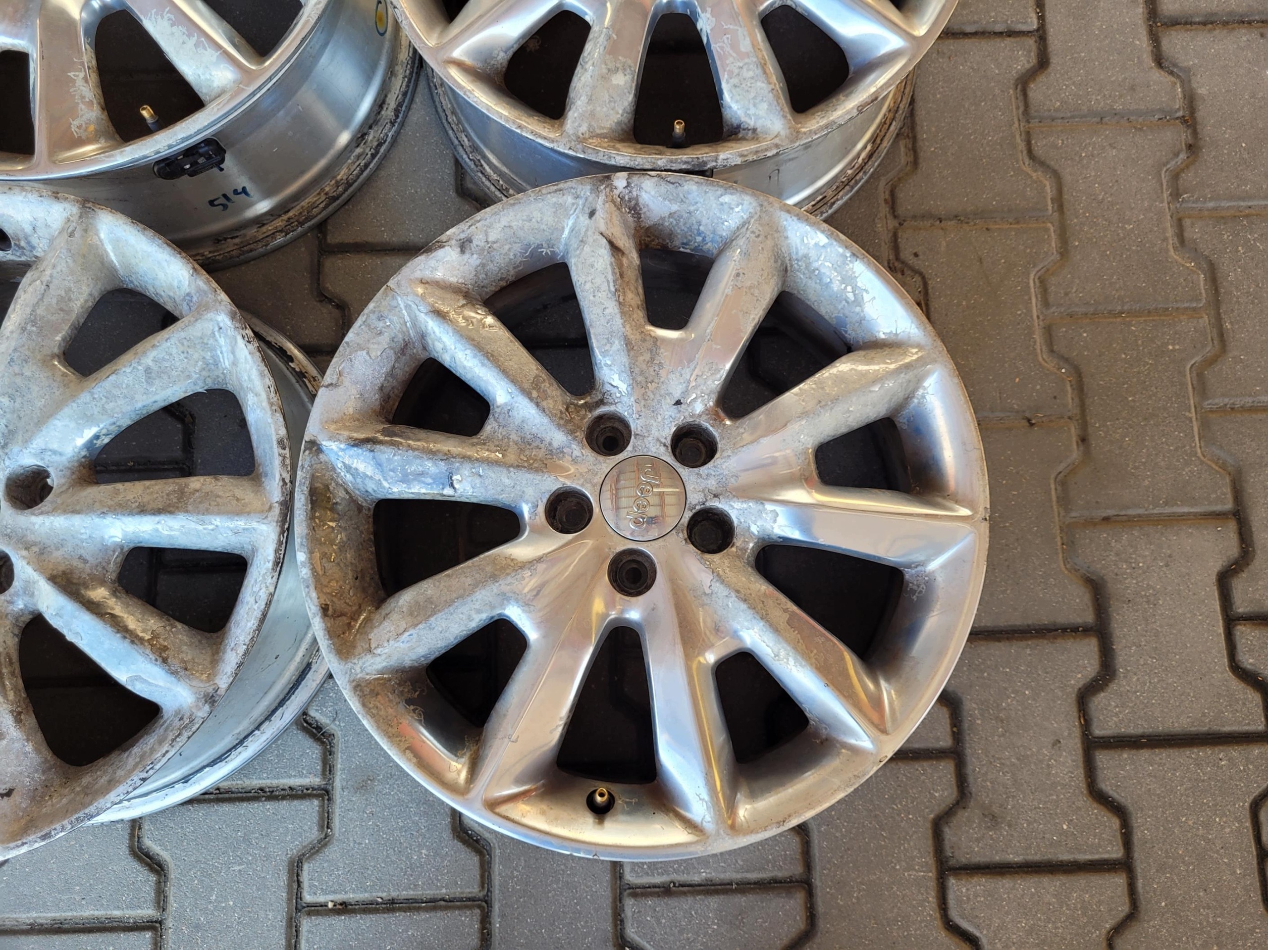 discs aluminium disc R 18 DO MALOWANIA JEEP CHEROKEE V KL