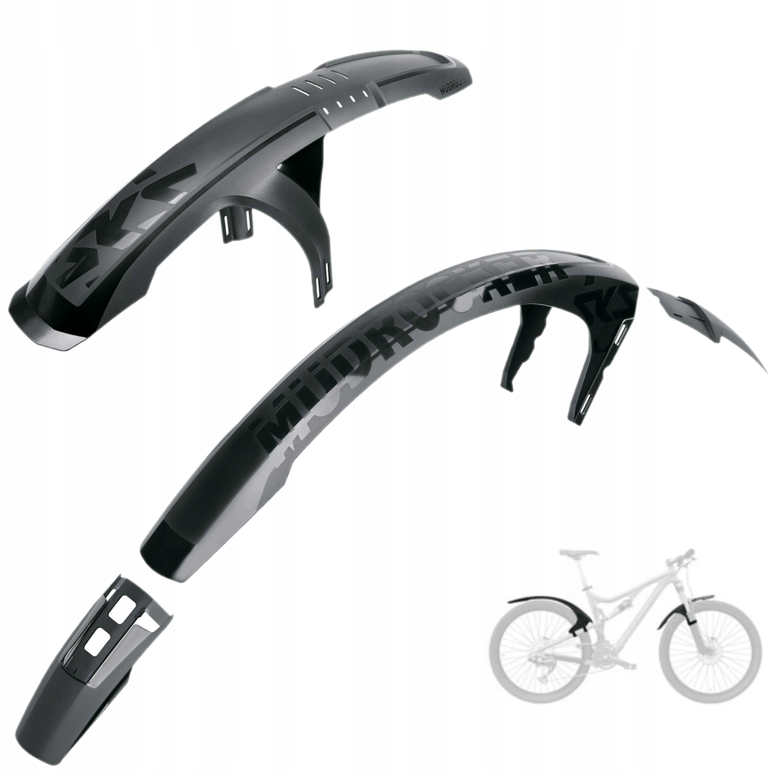 Błotniki Rowerowe Sks Mudrocker 27.5/29 Zestaw Komplet Błotników Mtb Full