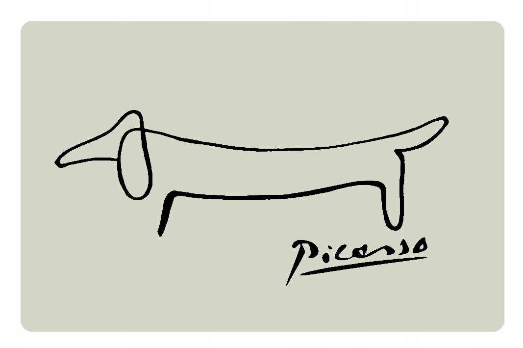 

Magnes na lodówkę Pablo Picasso jamnik