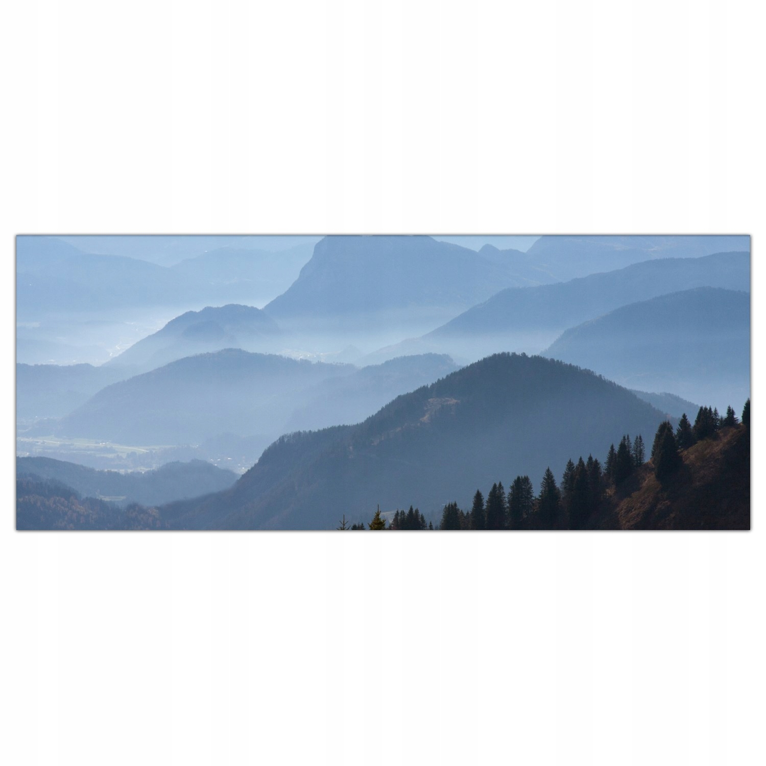 

Obraz na szkle Foto Mgła Góry Alpy Natura 125x50