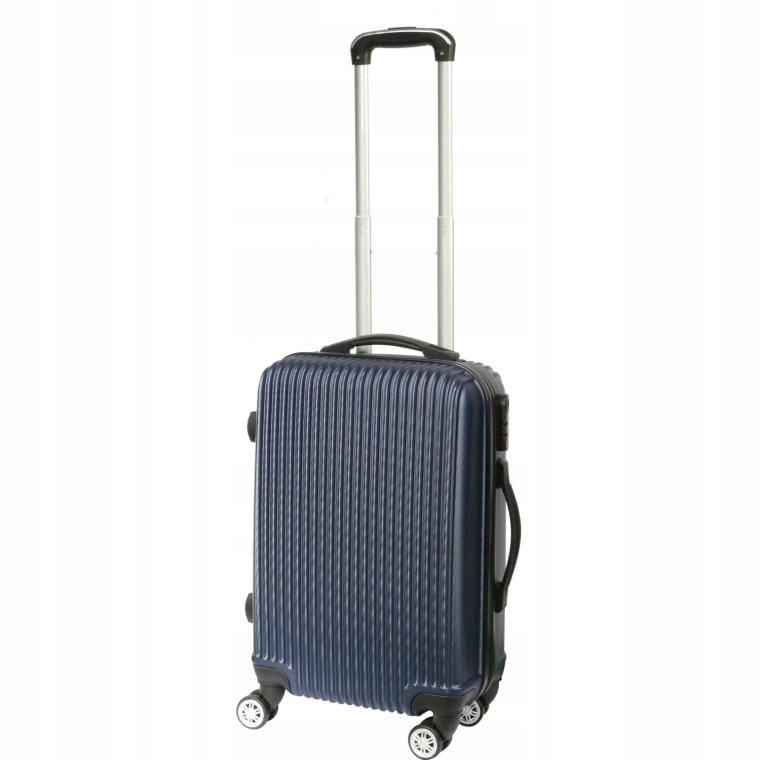 Kabínový kufor Kosmo 670 Abs Plus tmavomodrý s dvoma komorami 59 x 37 cm