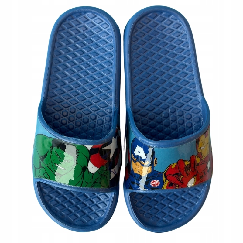 KLAPKI BASENOWE PIANKOWE DZIECIĘCE LEKKIE PLAŻOWE AVENGERS MARVEL 30/31 Marka Hopki