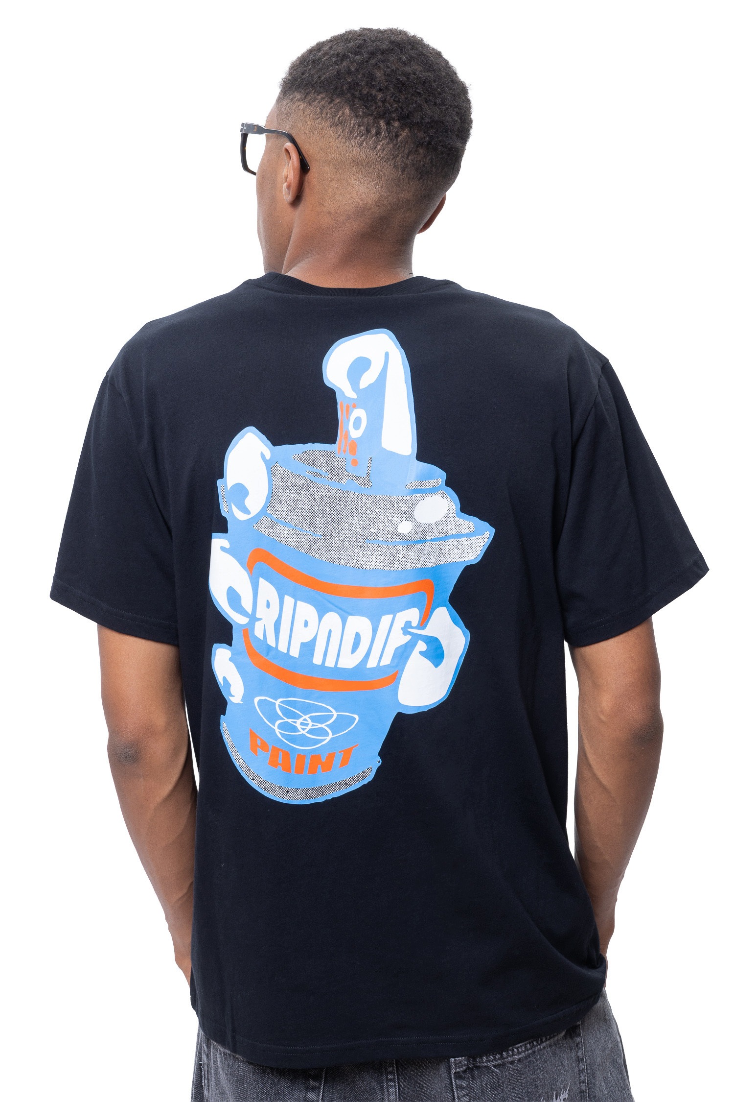 Tričko Ripndip Paint XL černé