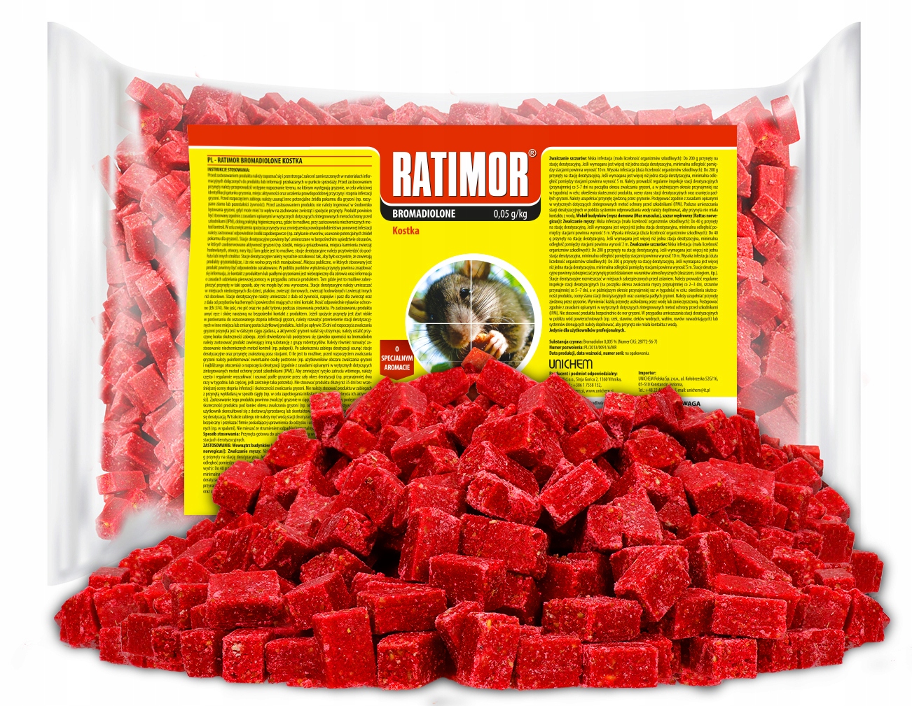 

1KG Trutka Ratimor Kostka Trucizna Szczury Myszy