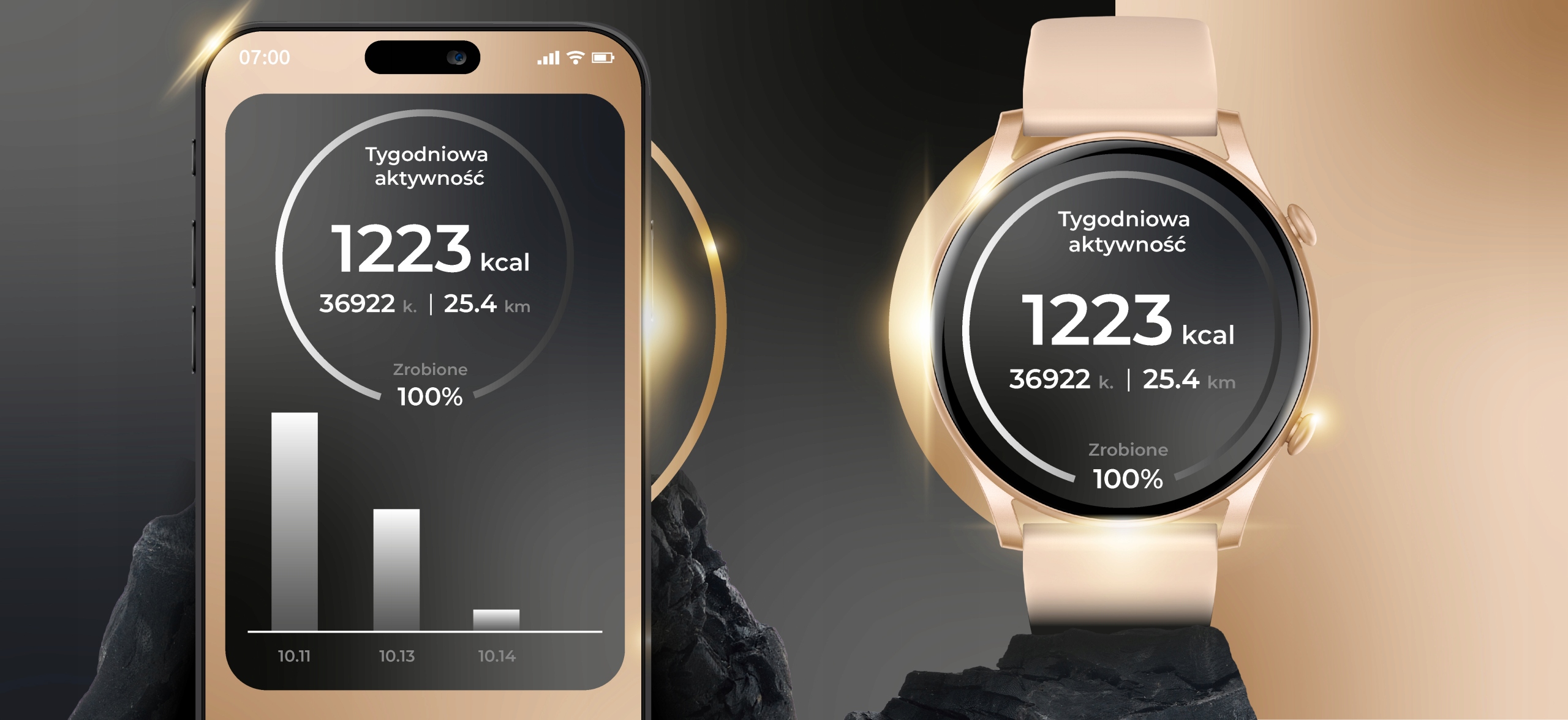 その他 Smart Watch SMARTWATCH ZEGAREK DAMSKI POLSKIE MENU ROZMOWY SPORT SMART