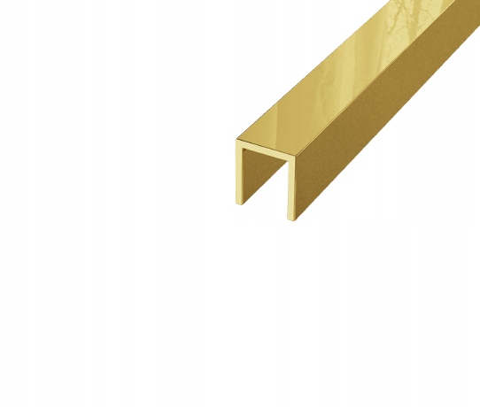 Dekorativní Podlahová Lišta Mosaz Zlatá 1 cm x 270 cm