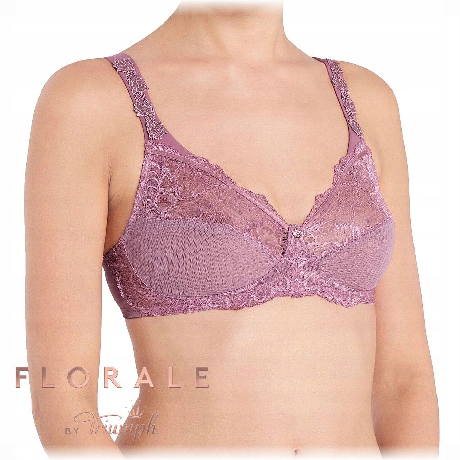 Triumph Peony Florale N Koronkowy Bez Fiszbin 75E