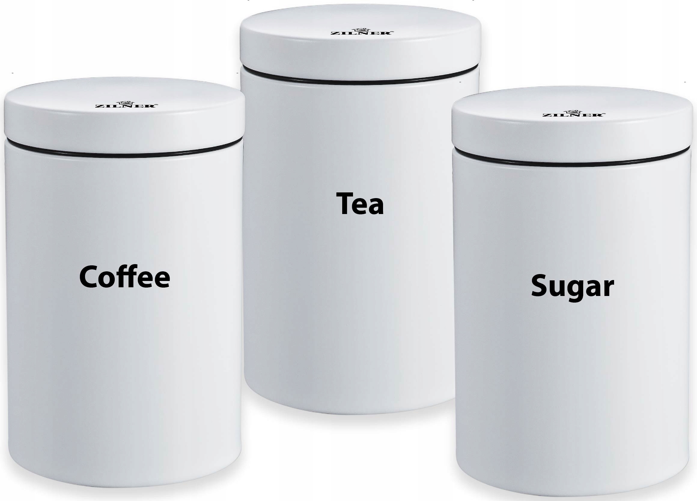 

Zestaw Pojemniki Kawa Herbata Cukier 3szt ZL-1120