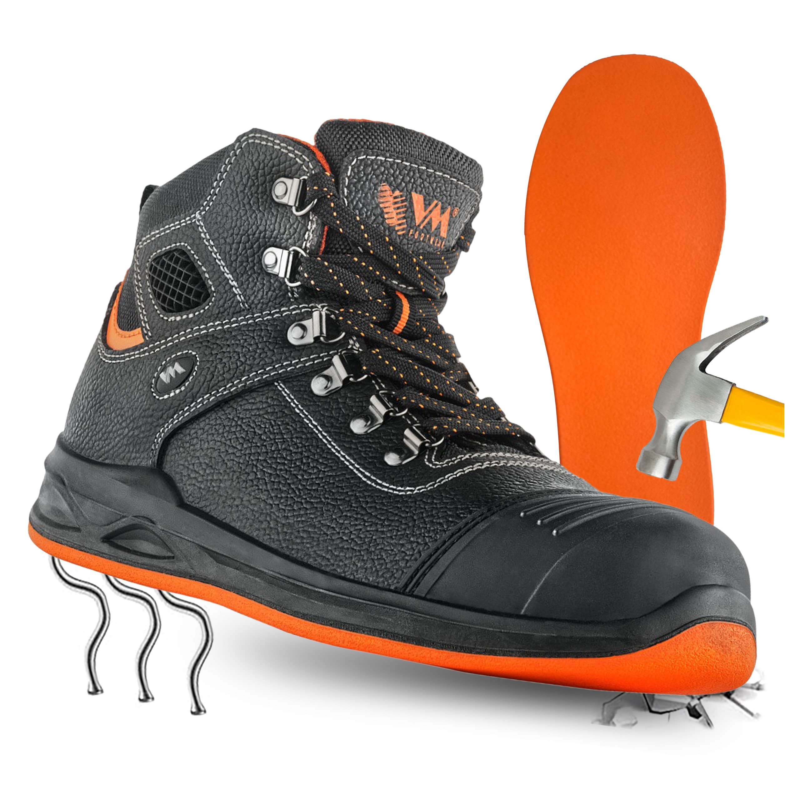 Trzewiki Buty Ochronne Obuwie Dla Asfalciarzy VM Hamburg S2 Pl Fo Hi Sc Hro