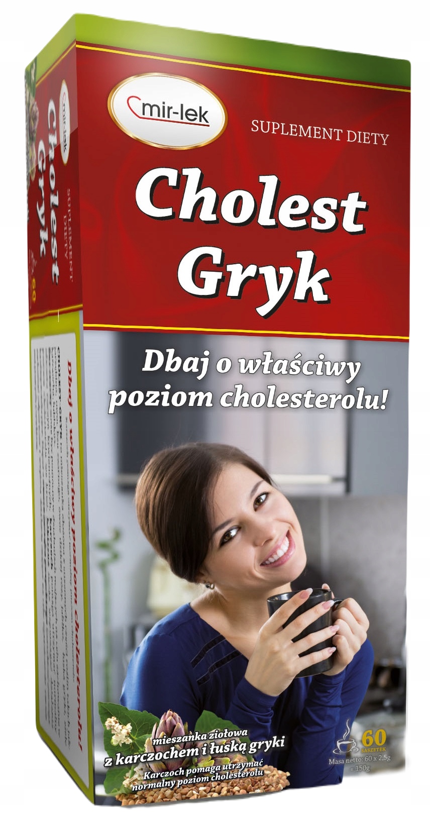 

Cholest Gryk herbatka na cholesterol 60 saszetek