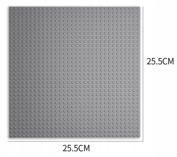 PŁYTA konstrukcyjna DO KLOCKÓW 32x32 C.SZARA PK02 Marka K&M