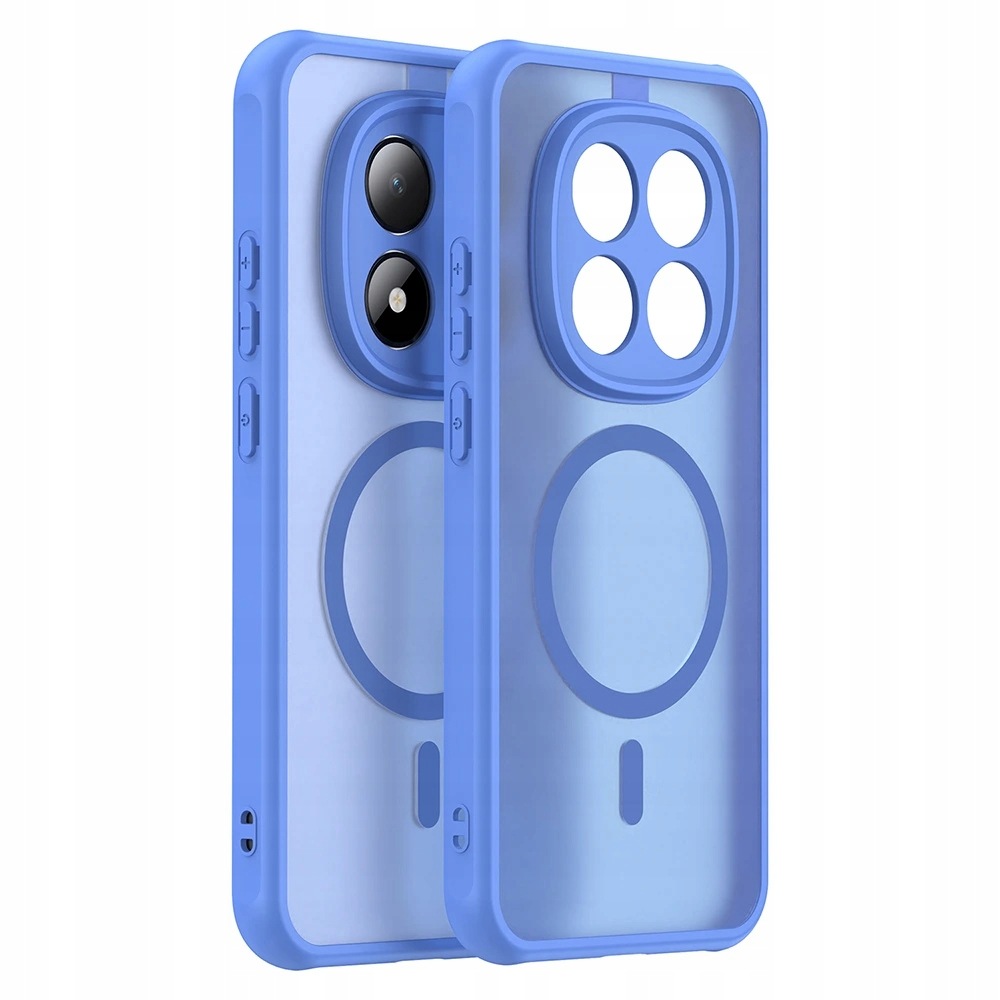 Techsuit etui HaloFrost II Xiaomi Redmi Note 15 Pro 5G jasnoniebieskie