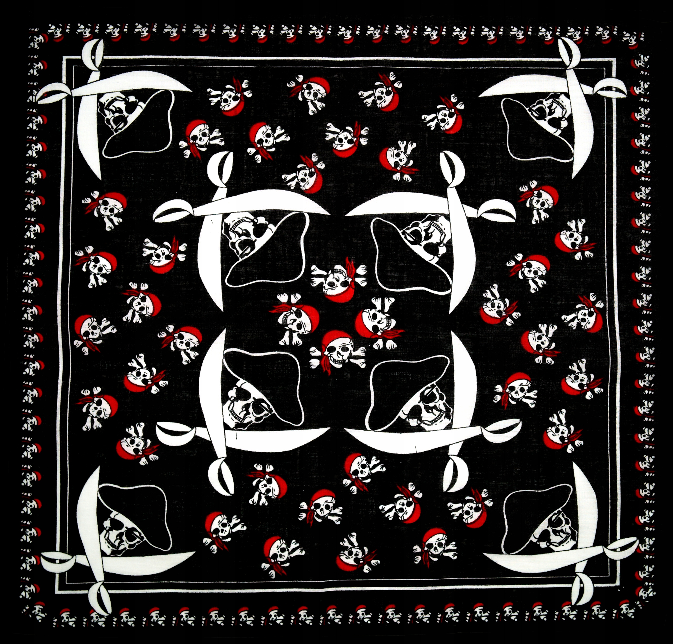 

Bandana bandama czarna piraci bandamka chusta