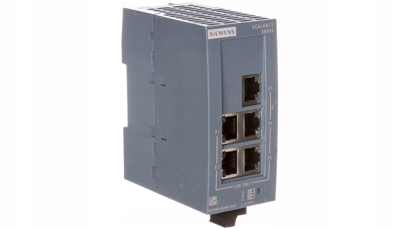 

Switch przemysłowy 5 portów RJ45 10/100Mb/s simati