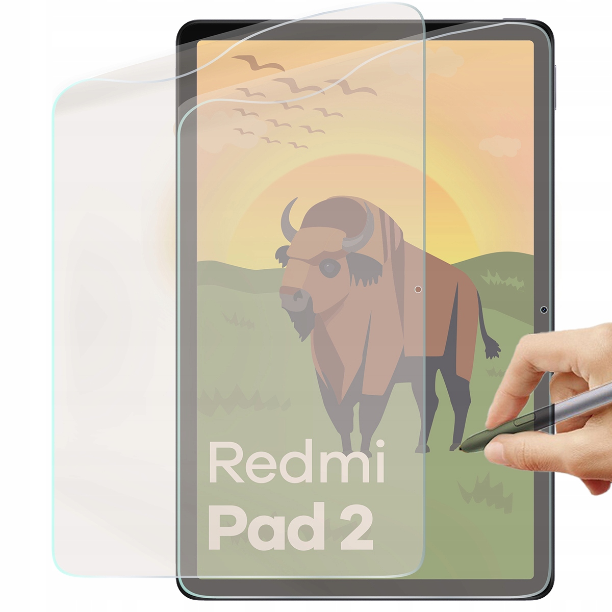 Folia matowa do tabletu Bizon do Xiaomi Redmi Pad 2, folijka 2szt
