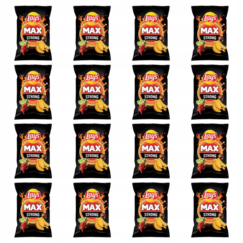 Lay's Max Strong Chilli&Lime 190g X16